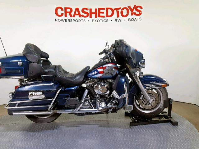 1HD1FCW1X1Y634003 - 2001 HARLEY-DAVIDSON FLHTCUI BLUE photo 1