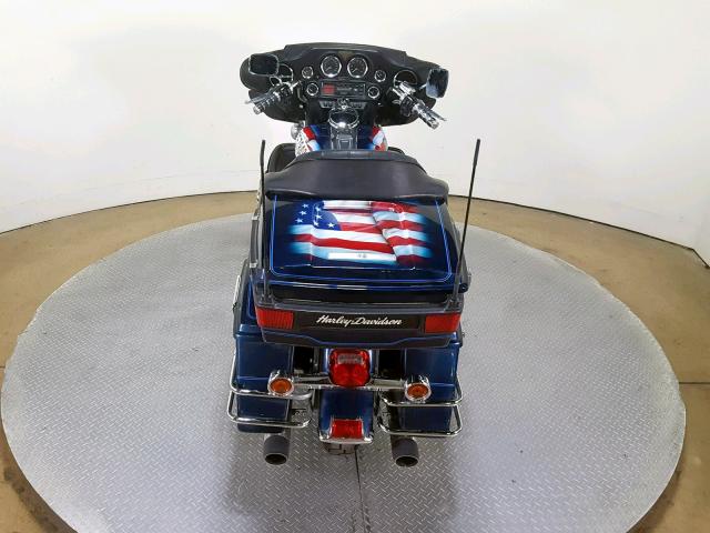 1HD1FCW1X1Y634003 - 2001 HARLEY-DAVIDSON FLHTCUI BLUE photo 9