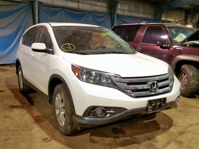 5J6RM4H55EL100985 - 2014 HONDA CR-V EX WHITE photo 1