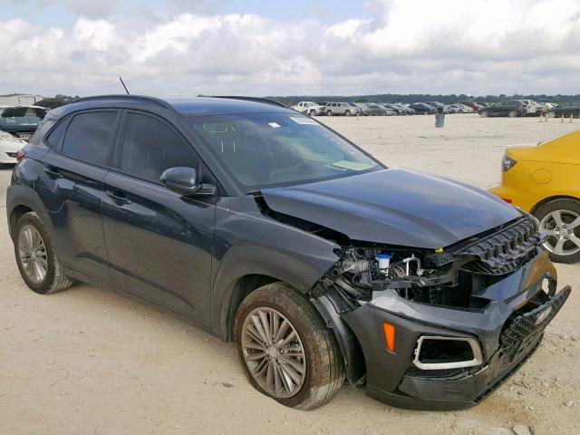 KM8K22AA0JU070092 - 2018 HYUNDAI KONA SEL GRAY photo 1