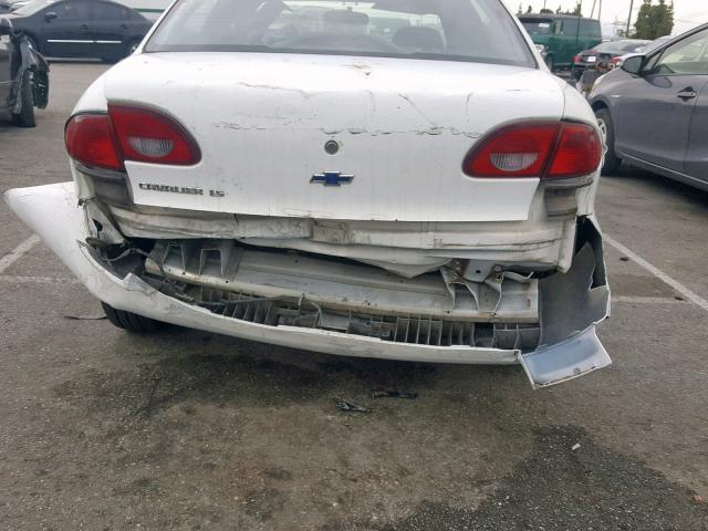 1G1JF524927430421 - 2002 CHEVROLET CAVALIER L WHITE photo 9