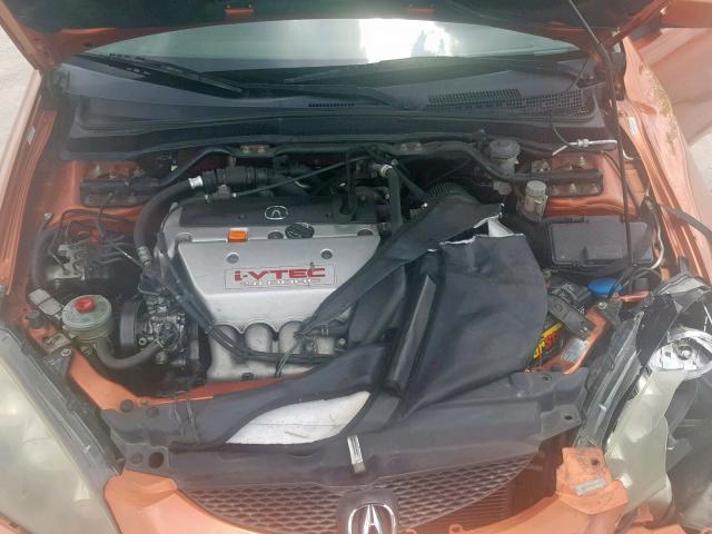 JH4DC53086S016377 - 2006 ACURA RSX TYPE-S ORANGE photo 7