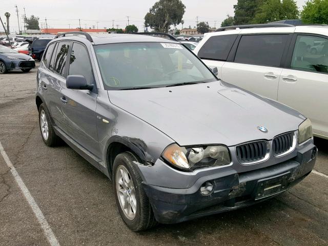 WBXPA73464WC37765 - 2004 BMW X3 2.5I GRAY photo 1