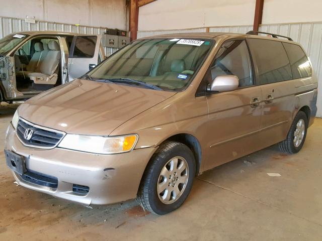 5FNRL18953B019835 - 2003 HONDA ODYSSEY EX TAN photo 2