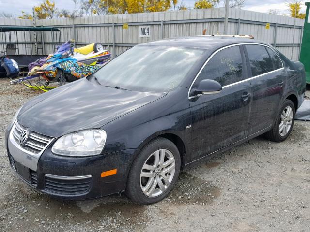 3VWCT71K96M058883 - 2006 VOLKSWAGEN JETTA TDI BLACK photo 2