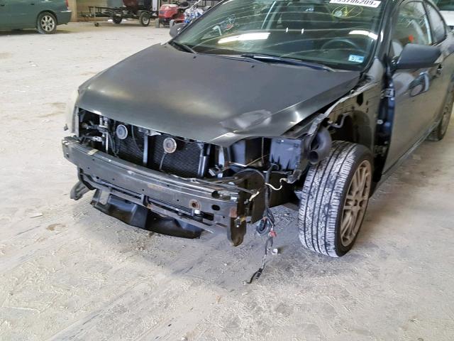 JTKDE177750030057 - 2005 TOYOTA SCION TC ნაცრისფერი ფოტო 9