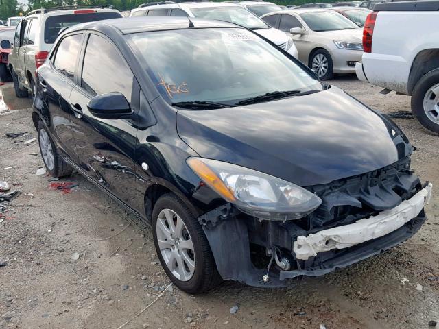 JM1DE1HYXB0107742 - 2011 MAZDA MAZDA2 BLACK photo 1