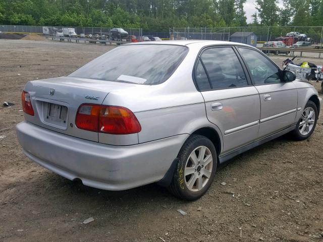 2HGEJ6617XH520967 - 1999 HONDA CIVIC BASE SILVER photo 4