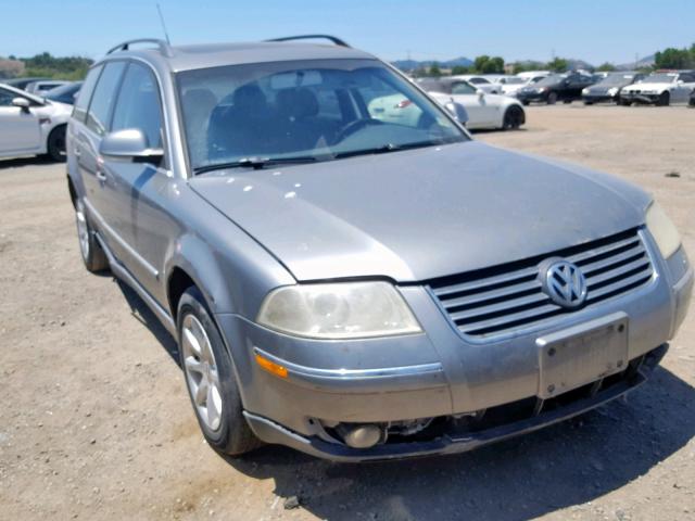 WVWVD63B44E220261 - 2004 VOLKSWAGEN PASSAT GLS GRAY photo 1