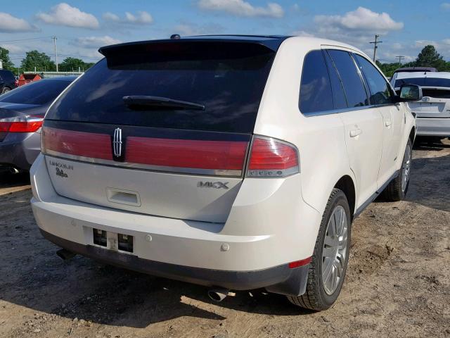 2LMDU68C08BJ20530 - 2008 LINCOLN MKX WHITE photo 4