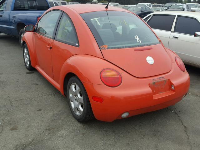 3VWCK21CX3M435537 - 2003 VOLKSWAGEN NEW BEETLE Narıncı foto 3