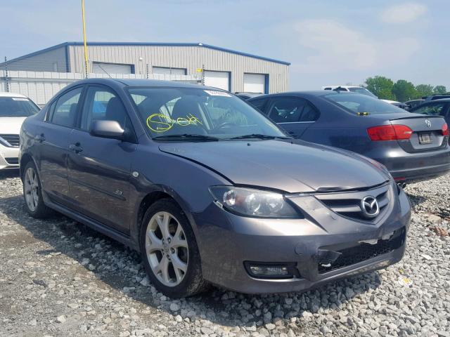 JM1BK323881782582 - 2008 MAZDA 3 S GRAY photo 1