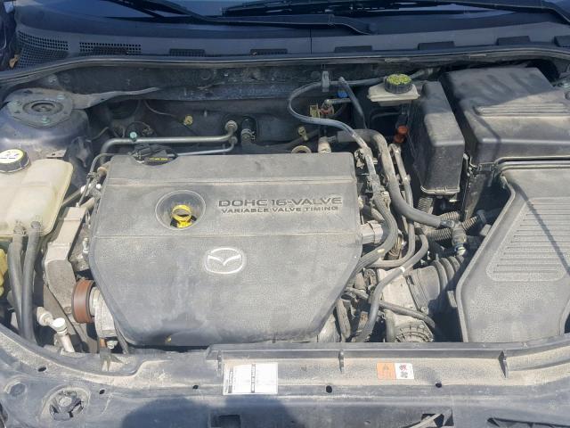 JM1BK323881782582 - 2008 MAZDA 3 S GRAY photo 7