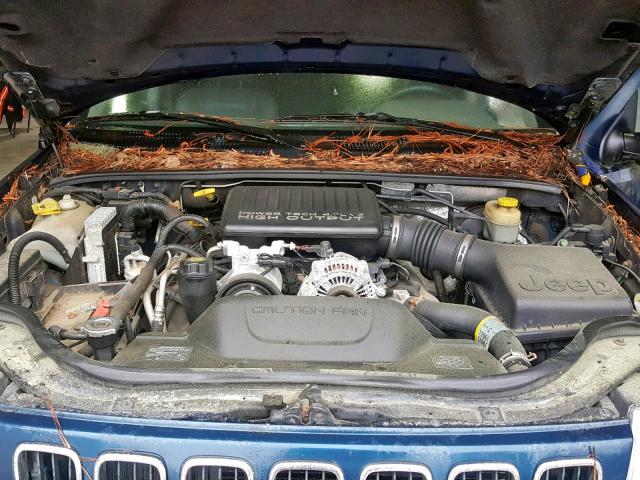 1J4GW58J52C167330 - 2002 JEEP GRAND CHER BLUE photo 7