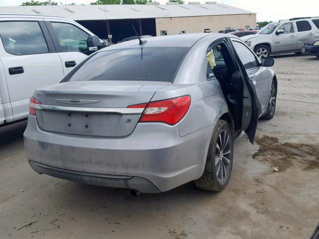 1C3CCBBB7EN171728 - 2014 CHRYSLER 200 TOURIN GRAY photo 4