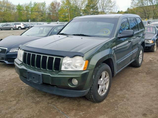 1J8GR48K27C605267 - 2007 JEEP GRAND CHER GREEN photo 2