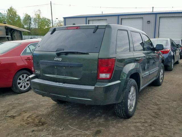 1J8GR48K27C605267 - 2007 JEEP GRAND CHER GREEN photo 4