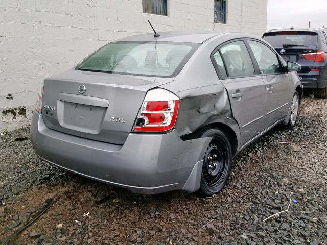 3N1AB61E57L699928 - 2007 NISSAN SENTRA 2.0 GRAY photo 4