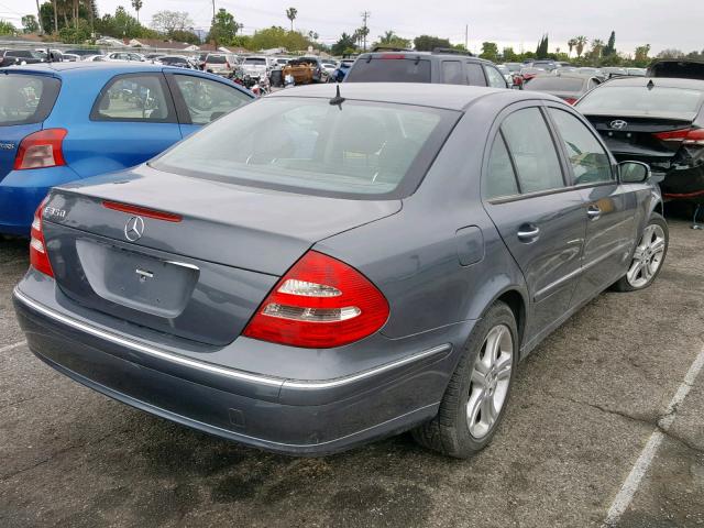 WDBUF56J96A869453 - 2006 MERCEDES-BENZ E 350 GRAY photo 4