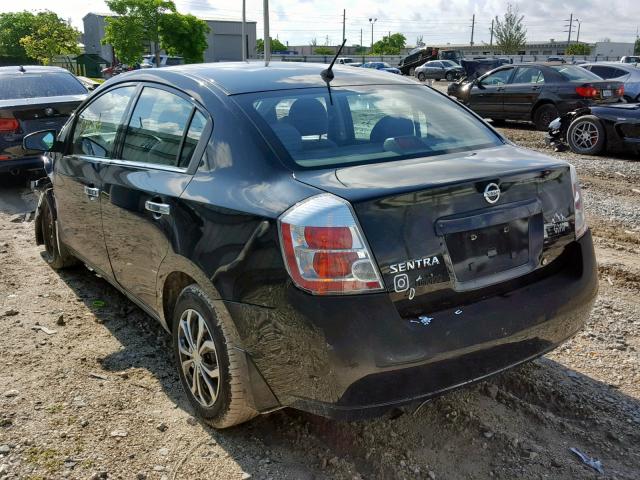 3N1AB61E58L646258 - 2008 NISSAN SENTRA 2.0 BLACK photo 3