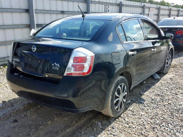 3N1AB61E58L646258 - 2008 NISSAN SENTRA 2.0 BLACK photo 4