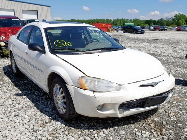 1C3EL56R32N171741 - 2002 CHRYSLER SEBRING LX WHITE photo 1