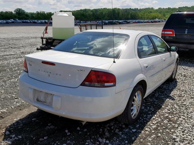 1C3EL56R32N171741 - 2002 CHRYSLER SEBRING LX WHITE photo 4