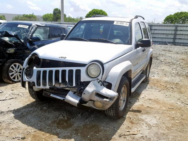 1J4GK58K22W174559 - 2002 JEEP LIBERTY LI SILVER photo 2