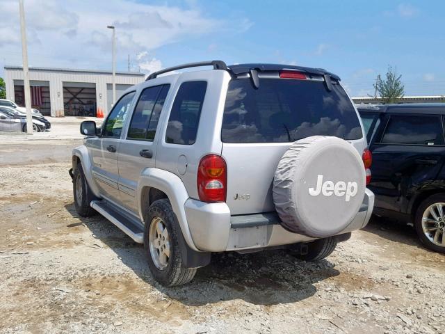 1J4GK58K22W174559 - 2002 JEEP LIBERTY LI SILVER photo 3