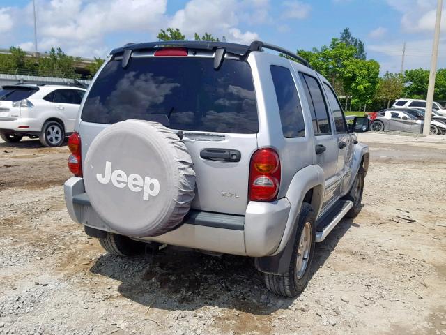 1J4GK58K22W174559 - 2002 JEEP LIBERTY LI SILVER photo 4