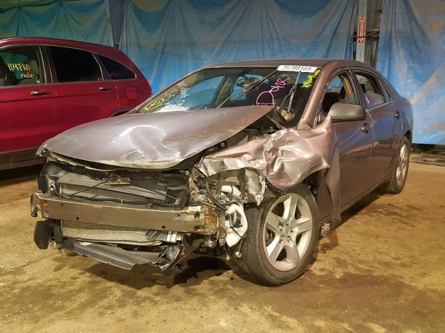 1G1ZB5EBXA4138298 - 2010 CHEVROLET MALIBU LS BROWN photo 2