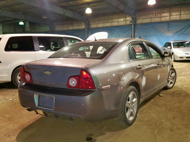 1G1ZB5EBXA4138298 - 2010 CHEVROLET MALIBU LS BROWN photo 4