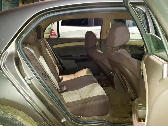 1G1ZB5EBXA4138298 - 2010 CHEVROLET MALIBU LS BROWN photo 6