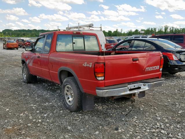 4F4CR17X1TTM19013 - 1996 MAZDA B4000 CAB RED photo 3