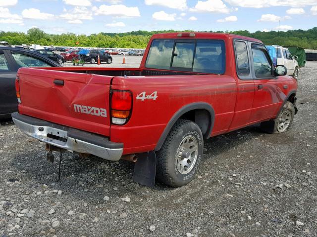 4F4CR17X1TTM19013 - 1996 MAZDA B4000 CAB RED photo 4