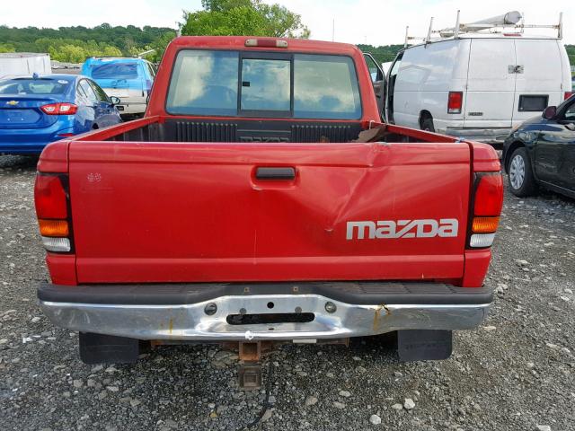 4F4CR17X1TTM19013 - 1996 MAZDA B4000 CAB RED photo 9