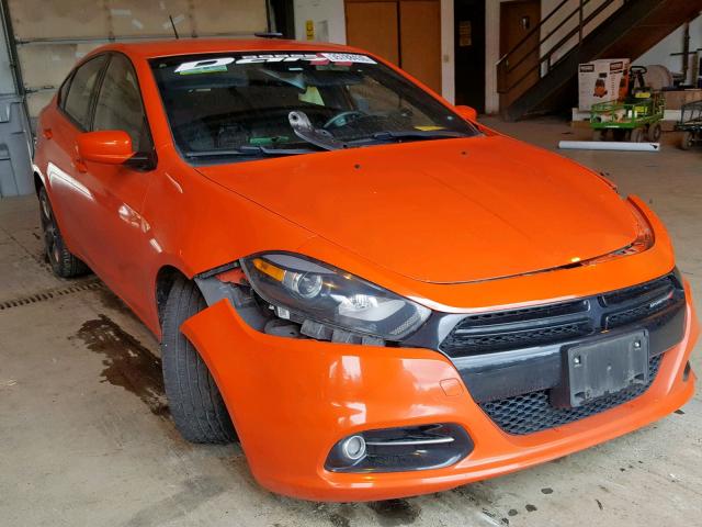 1C3CDFBB0FD316054 - 2015 DODGE DART SXT ORANGE photo 1