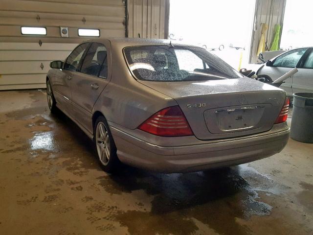 WDBNG70JX6A473506 - 2006 MERCEDES-BENZ S 430 SILVER photo 3