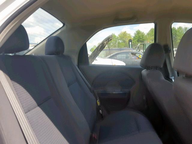 KL1TD56616B568952 - 2006 CHEVROLET AVEO BASE Ақ фото 6
