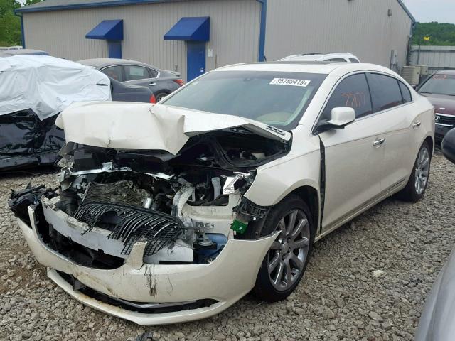 1G4GD5G35EF162982 - 2014 BUICK LACROSSE P WHITE photo 2