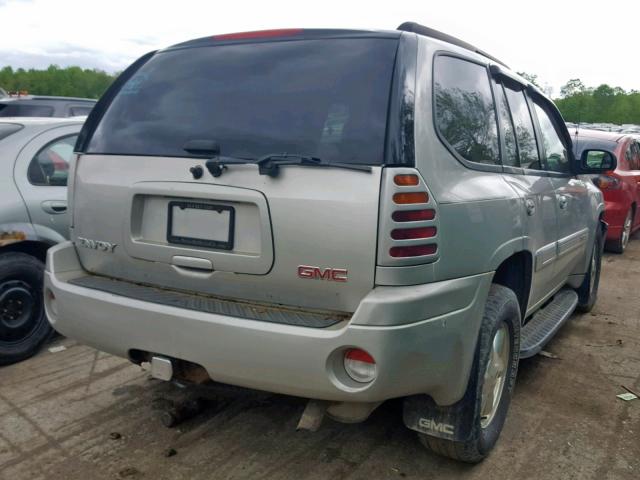 1GKDT13S742106052 - 2004 GMC ENVOY SILVER photo 4