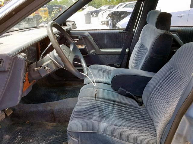 1G4AG54N0N6453845 - 1992 BUICK CENTURY SP BLUE photo 5