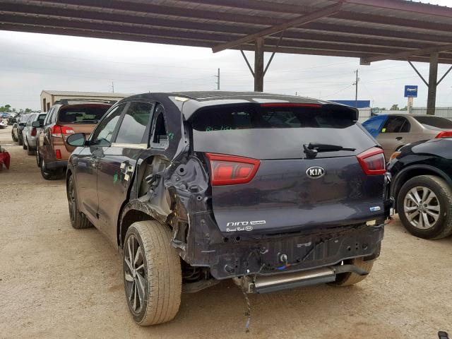 KNDCC3LC6J5135645 - 2018 KIA NIRO EX GRAY photo 3