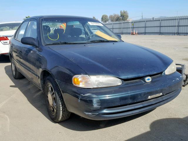 1Y1SK5285XZ447976 - 1999 CHEVROLET GEO PRIZM GREEN photo 1