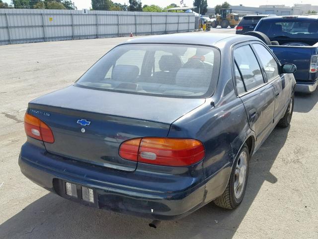 1Y1SK5285XZ447976 - 1999 CHEVROLET GEO PRIZM GREEN photo 4