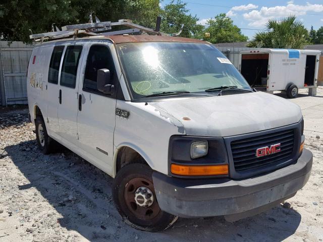 1GTHG35U431117283 - 2003 GMC SAVANA G35 WHITE photo 1