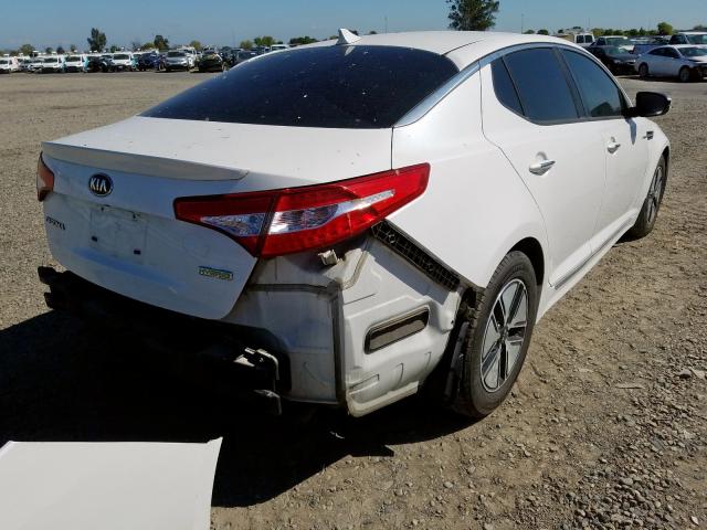 KNAGM4AD7D5061296 - 2013 KIA OPTIMA HYBRID  photo 4