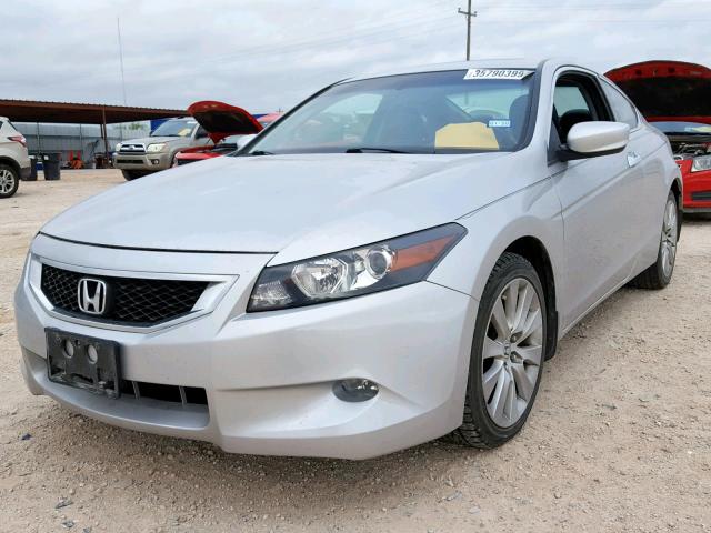 1HGCS2B87AA007871 - 2010 HONDA ACCORD EXL SILVER photo 2