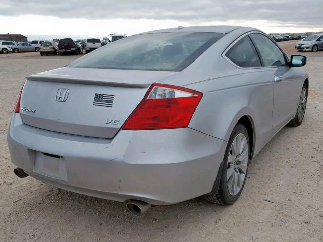 1HGCS2B87AA007871 - 2010 HONDA ACCORD EXL SILVER photo 4