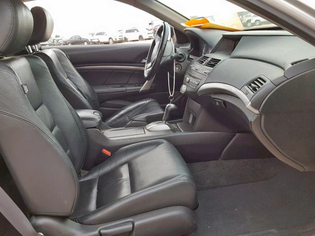 1HGCS2B87AA007871 - 2010 HONDA ACCORD EXL SILVER photo 5